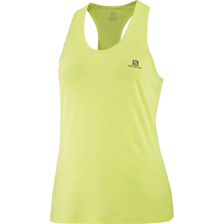 Lemon Salomon Cross Run Women's Tanks | IE CW6097